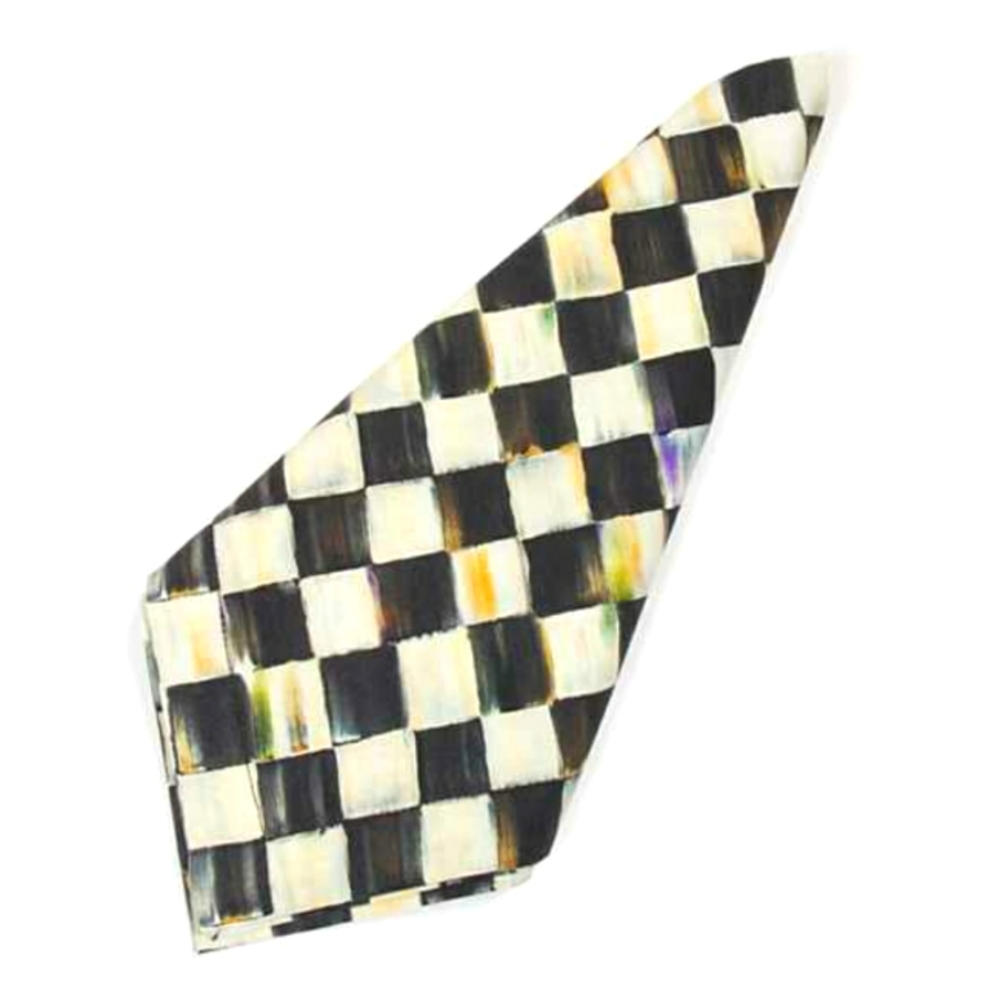 Mackenzie-childs Courtly Check Cotton Napkin